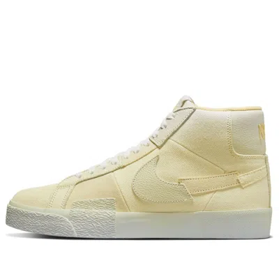 Nike Zoom Blazer Mid Premium Sb 'lemon Wash' In Yellow