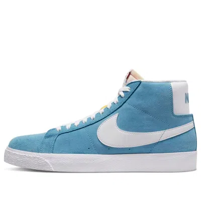 Nike Zoom Blazer Mid Sb 'cerulean' In Multi