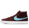 Nike Sb Blazer Mid Sneakers In Brown