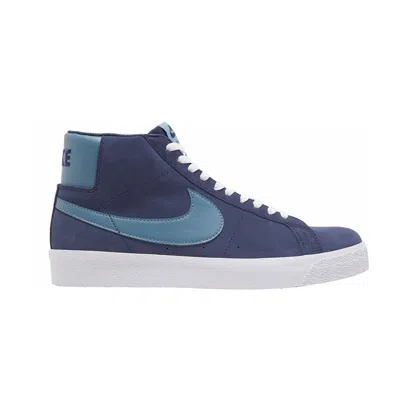 Pre-owned Nike Zoom Blazer Mid Sb 'navy Aqua' In Blue