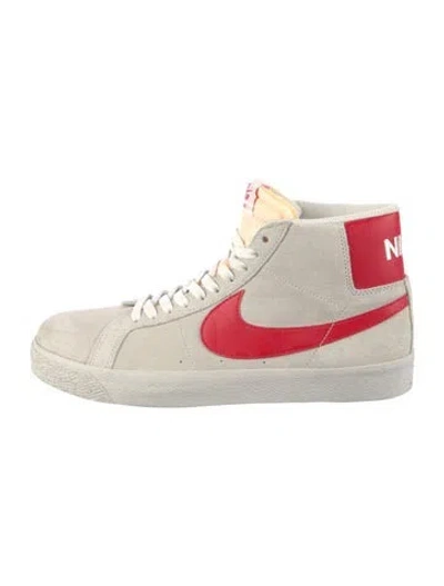 Pre-owned Nike Zoom Blazer Mid Sb 'white University Red' Sneakers