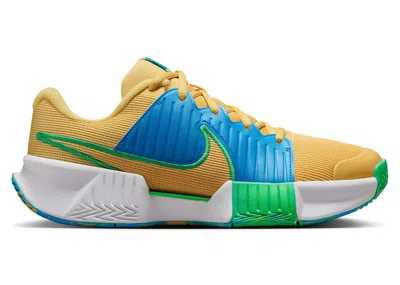 Pre-owned Nike Zoom Challenge (women's) Sneakers In Topaz Gold/blue Hero/white