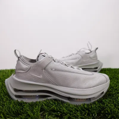 Pre-owned Nike Zoom Double Stacked Women Shoes Size 7 Grey Fog Cv8474-001 Athletic Running