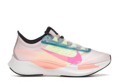 Pre-owned Nike Zoom Fly 3 Premium (women's) Sneakers In Barely Rose/atomic Pink/dark Smoke Grey