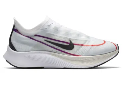 Pre-owned Nike Zoom Fly 3 Violet Crimson (women's) Sneakers In White/hyper Violet/flash Crimson
