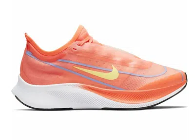 Pre-owned Nike Zoom Fly 3 (women's) Sneakers In Bright Mango/purple Pulse/white In Multi