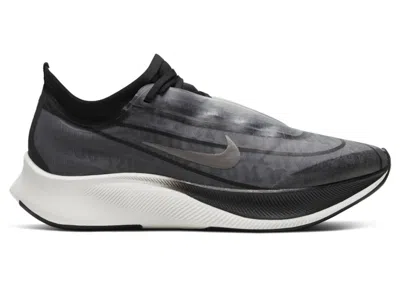 Pre-owned Nike Zoom Fly 3 (women's) Sneakers In Dark Smoke Grey/black/summit White