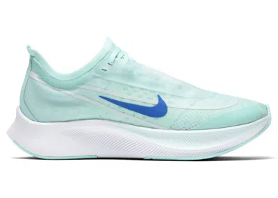 Pre-owned Nike Zoom Fly 3 (women's) Sneakers In Teal Tint/white