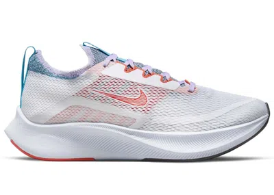 Pre-owned Nike Zoom Fly 4 Orange (women's) Sneakers In White/team Orange/lilac