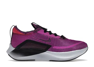 Pre-owned Nike Zoom Fly 4 (women's) Sneakers In Hyper Violet/black/flash Crimson