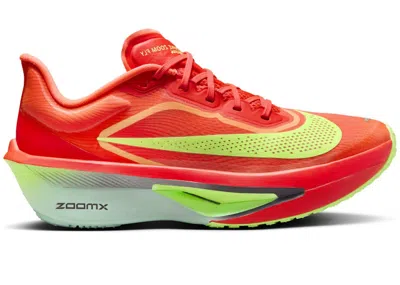 Pre-owned Nike Zoom Fly 6 (women's) Sneakers In Bright Crimson/cave Purple/lime Blast