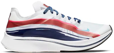 Pre-owned Nike Zoom Fly Sp As Graphic Streaks (women's) Sneakers In White/blue Fury/black