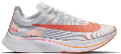 Pre-owned Nike Zoom Fly (women's) Sneakers In Summit In White/sunset Pulse/summit White