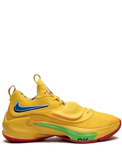 Nike Zoom Freak 3 Nrg Sneakers In Yellow/green/blue