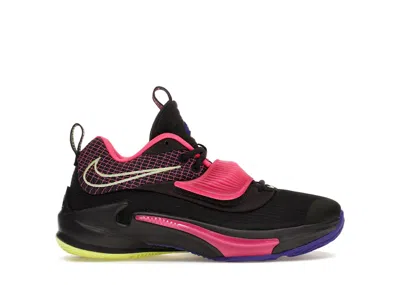 Pre-owned Nike Zoom Freak 3 Sneakers In Cave Purple/pink Blast/fierce Purple