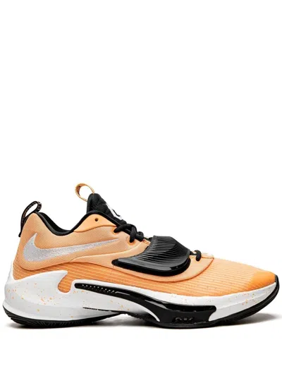 Nike Zoom Freak 3 Tb Sneakers In Orange Chalk/white/black