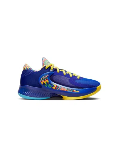 Nike Kids' Zoom Freak 4 "kaleidoscope" Sneakers In Blue