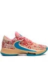 Nike Zoom Freak 4 "letter Bro" Sneakers In Pink