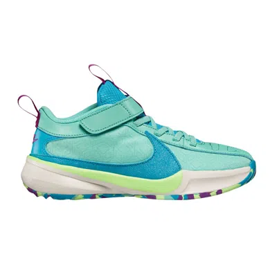 Pre-owned Nike Zoom Freak 5 Ps 'greece X Nigeria' | Teal | Kid's Size 13.5