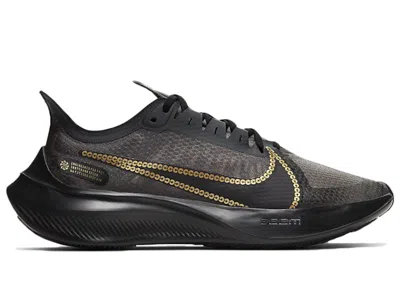 Pre-owned Nike Zoom Gravity Icon Clash (women's) Sneakers In Black/sail/metallic Gold In Multi