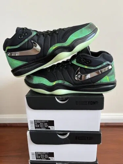 Pre-owned Nike Zoom Gt Hustle 2 Victor Wembanyama Alien Size 11 In Hand Ships Today In Black