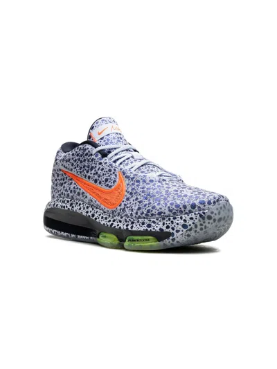 Nike Kids' Zoom Gt Hustle 3 "safari" Sneakers In Grey