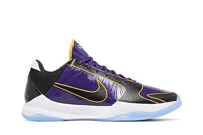 Pre-owned Nike Zoom Kobe 5 Protro '5x Champ' Cd4991-500 Men's Shoes In Court Purple/black/university Gold