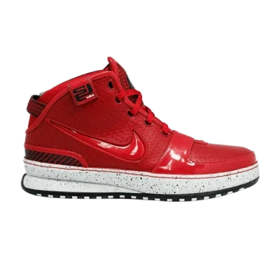 Pre-owned Nike Zoom Lebron 6 'big Apple' 346526-661 In Varsity Red/varsity Red/black/pine Green