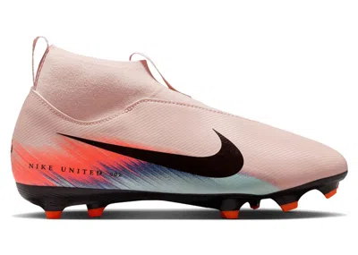 Pre-owned Nike Zoom Mercurial Superfly 10 Academy Fg/mg United 002 Pack Sneakers In Silt Red/racer Blue