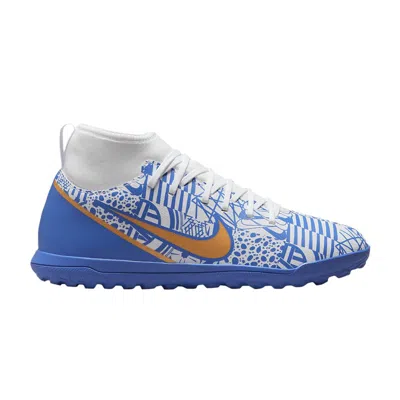 Pre-owned Nike Zoom Mercurial Superfly 9 Academy Cr7 Tf Gs 'azulejo' | Blue | Kid's Size 1