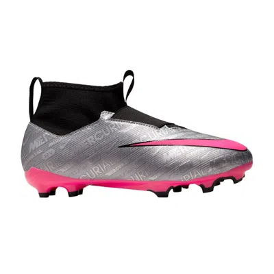 Pre-owned Nike Zoom Mercurial Superfly 9 Academy Fg Mg Gs '25th Anniversary Pack' | Silver | Kid's Size 6