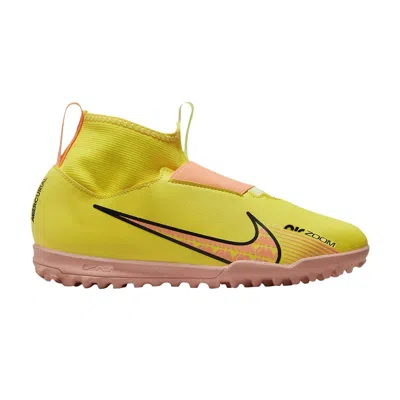Pre-owned Nike Zoom Mercurial Superfly 9 Academy Tf Gs 'lucent Pack' | Yellow | Kid's Size 6