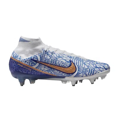 Pre-owned Nike Zoom Mercurial Superfly 9 Elite Cr7 Sg Pro Ac 'azulejo' In Blue