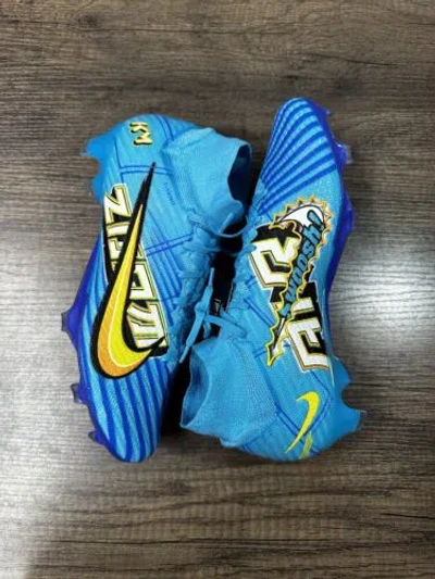 Pre-owned Nike Zoom Mercurial Superfly 9 Elite Fg Motivation Pack (do9342-400) Mens 6.5-10 In Blue