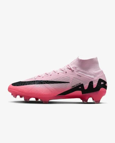 Pre-owned Nike Zoom Mercurial Superfly 9 Elite Hi Soccer Cleats - Pink Foam (dj4977-601)