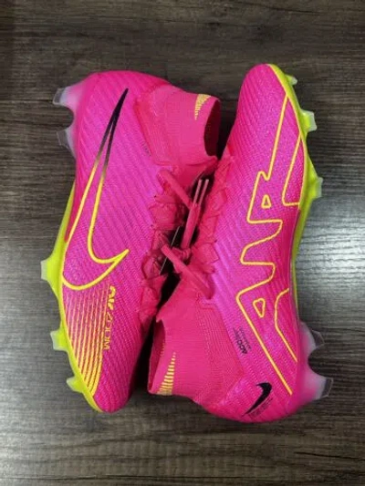 Pre-owned Nike Zoom Mercurial Superfly 9 Elite P Fg Pink Blast (fd0241-605) Multiple Sizes