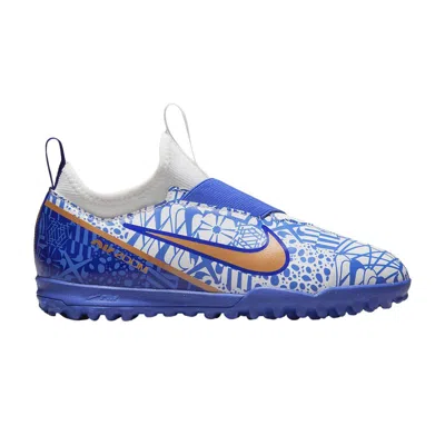 Pre-owned Nike Zoom Mercurial Vapor 15 Academy Cr7 Tf Gs 'azulejo' | Blue | Kid's Size 4
