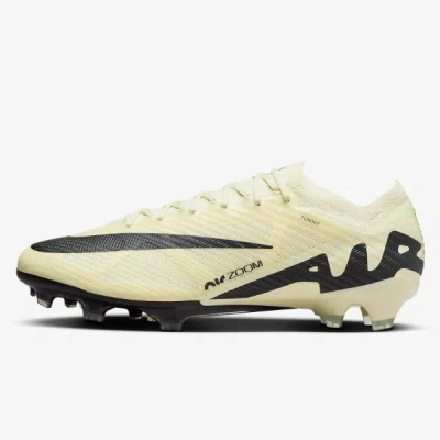 Pre-owned Nike Zoom Mercurial Vapor 15 Elite Fg Soccer Cleats (dj4978-700) Expeditedship In Lemonade / Black