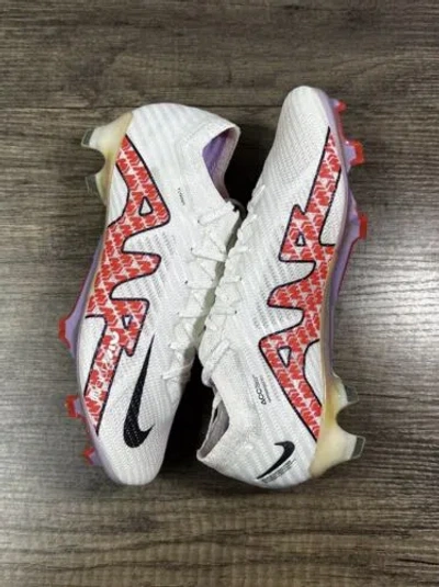 Pre-owned Nike Zoom Mercurial Vapor 15 Elite Fg “uptempo” (dj4978-101) Men's Size 4.5-10 In White Red