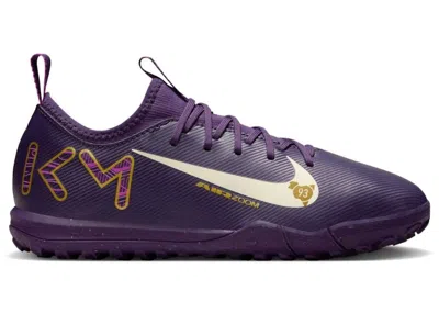 Pre-owned Nike Zoom Mercurial Vapor 16 Academy Tf Kylian Mbappé Sneakers In Grand Purple/pale Ivory