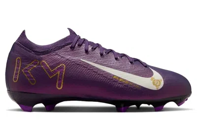 Pre-owned Nike Zoom Mercurial Vapor 16 Pro Fg Kylian Mbappé Sneakers In Grand Purple/pale Ivory