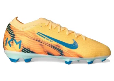 Pre-owned Nike Zoom Mercurial Vapor 16 Pro Fg Kylian Mbappé Sneakers In Melon Tint/igloo/neo Turquoise