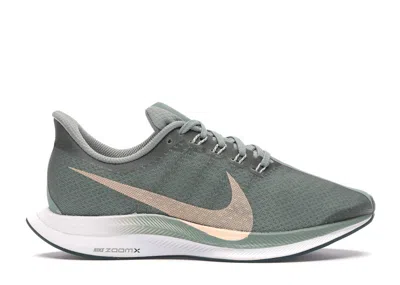 Pre-owned Nike Zoom Pegasus 35 Turbo (women's) Sneakers In Mica Green/light Silver/crimson Tint