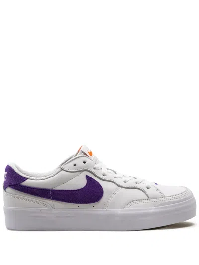 Nike Zoom Pogo Plus Sb "white Court Purple" Sneakers
