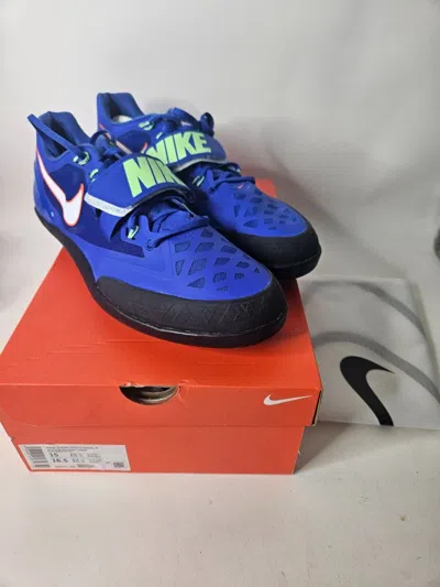 Pre-owned Nike Zoom Rotational Throwing Shoes Mens Sizes 13-15 Blue 685131-400