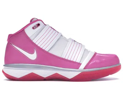 Pre-owned Nike Zoom Soldier Iii Think Pink (women's) Sneakers In White/pinkfire