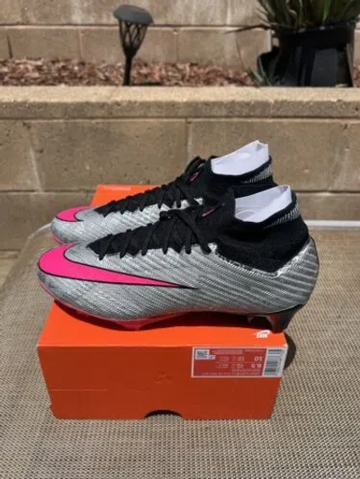Pre-owned Nike Zoom Superfly 9 Elite Fg '25th Anniversary Pack' Fj2970-060 Men's Size 8.5 In Silver