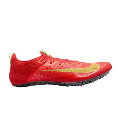 Pre-owned Nike Zoom Superfly Elite 2 'bright Crimson Lime Blast' In Red