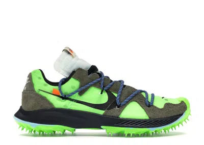 Pre-owned Nike Zoom Terra Kiger 5 Offwhite (women's) Sneakers In Electric Green/metallic Silver/sail