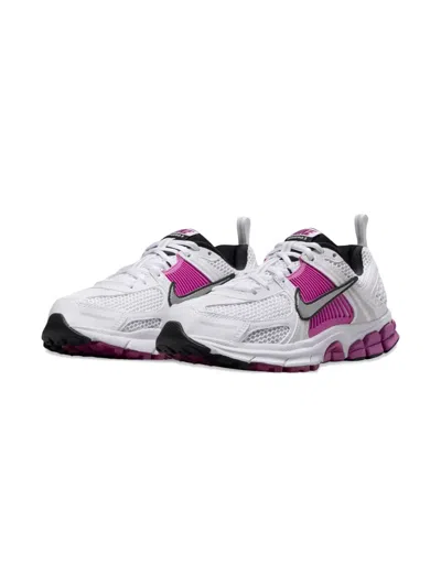 Nike Kids' Zoom Vomero 5 "hot Fuchsia" Sneakers In White